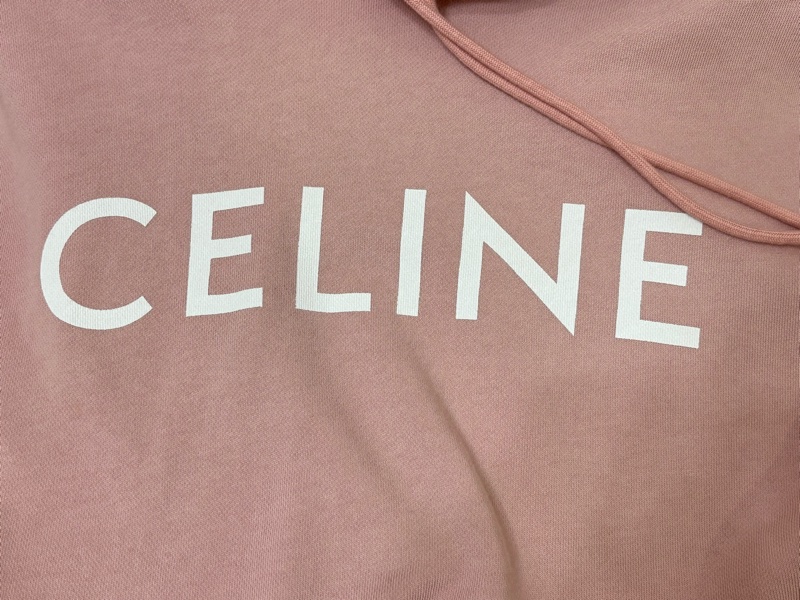 Celine 粉色帽T 櫻花粉 男女可穿-2