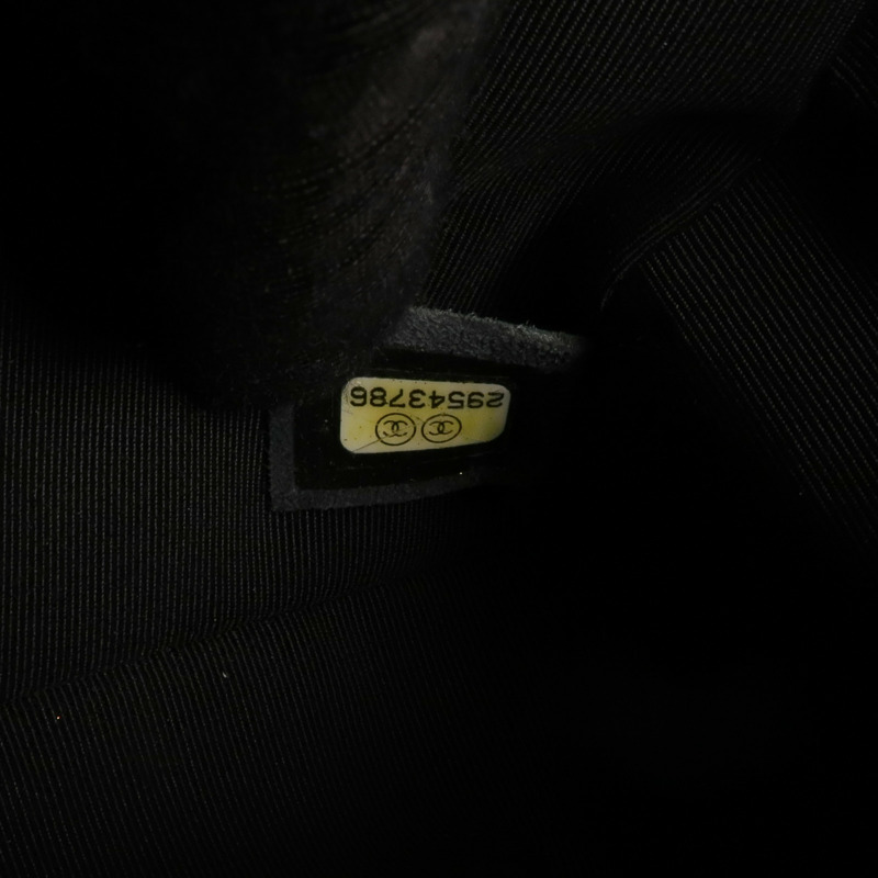 CHANEL 牛皮皮革Boy 25銀扣鏈帶肩背袋-6