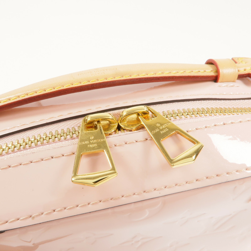 LOUIS VUITTON Monogram Vernis Santa Monica金扣手挽肩背兩用袋-8