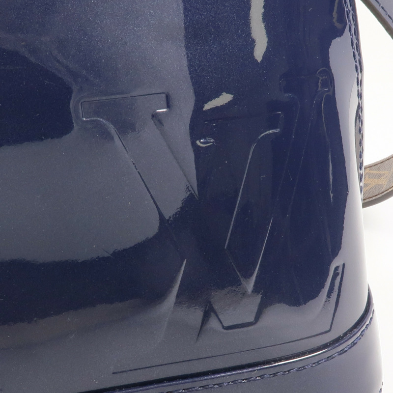 LOUIS VUITTON Monogram/Monogram Vernis Alma BB金扣手挽肩背兩用袋-7