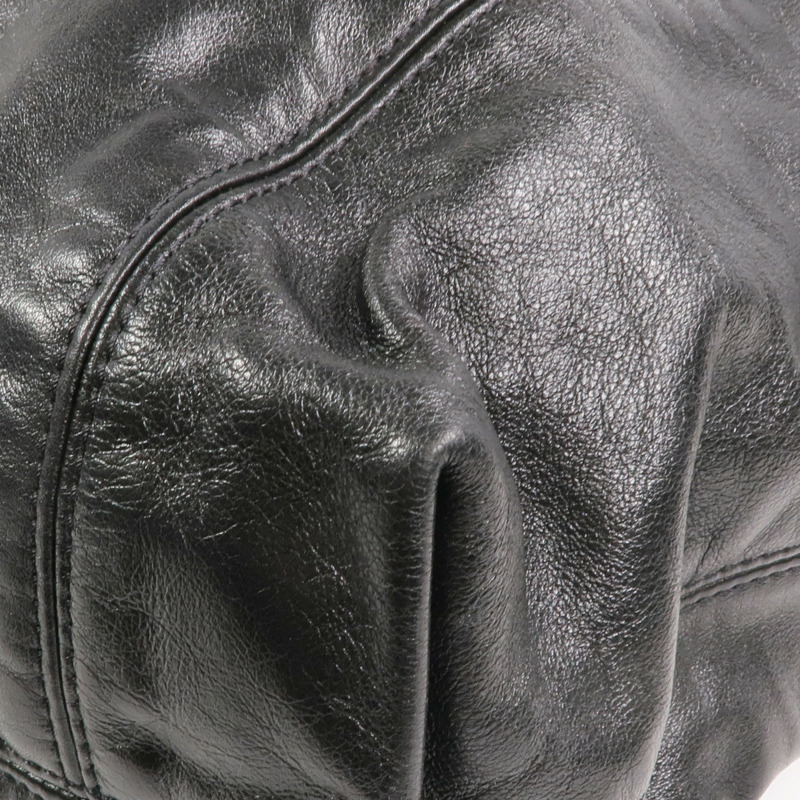 CHANEL 牛皮皮革Vintage Chain Shoulder Bag銀扣鏈帶肩背袋-8