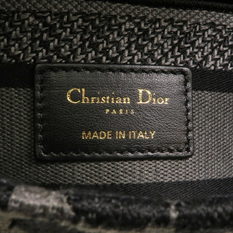 Dior 帆布Lady D-Lite金扣手挽肩背兩用袋-5