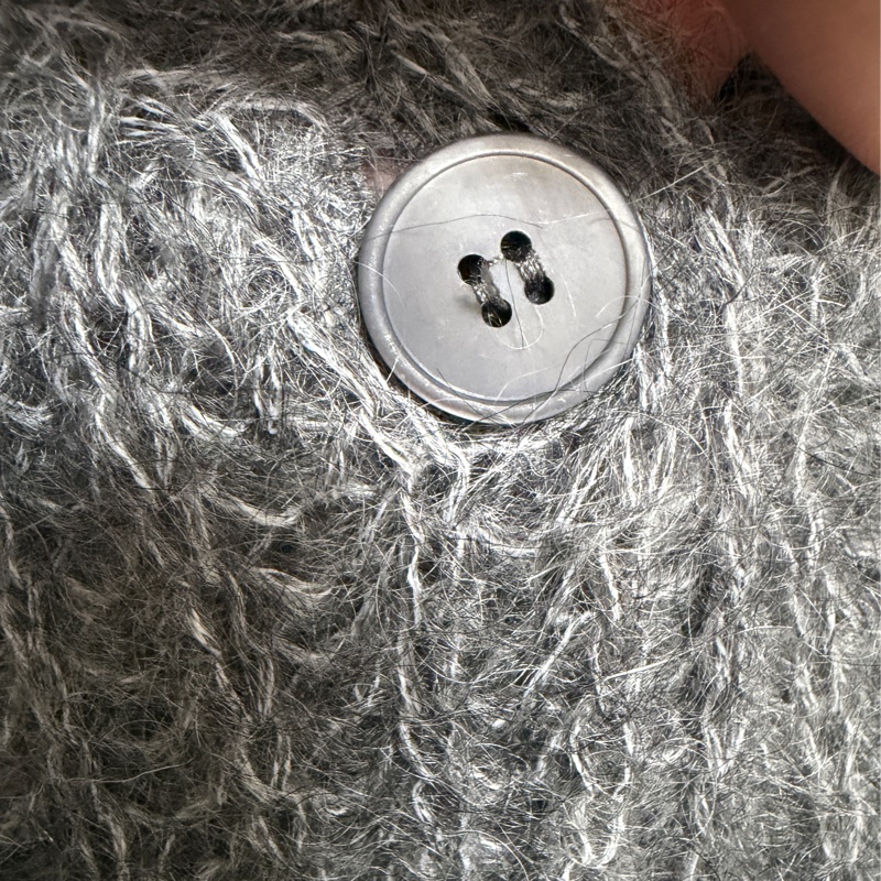 Miumiu 灰色羊毛外套 含馬海毛-6