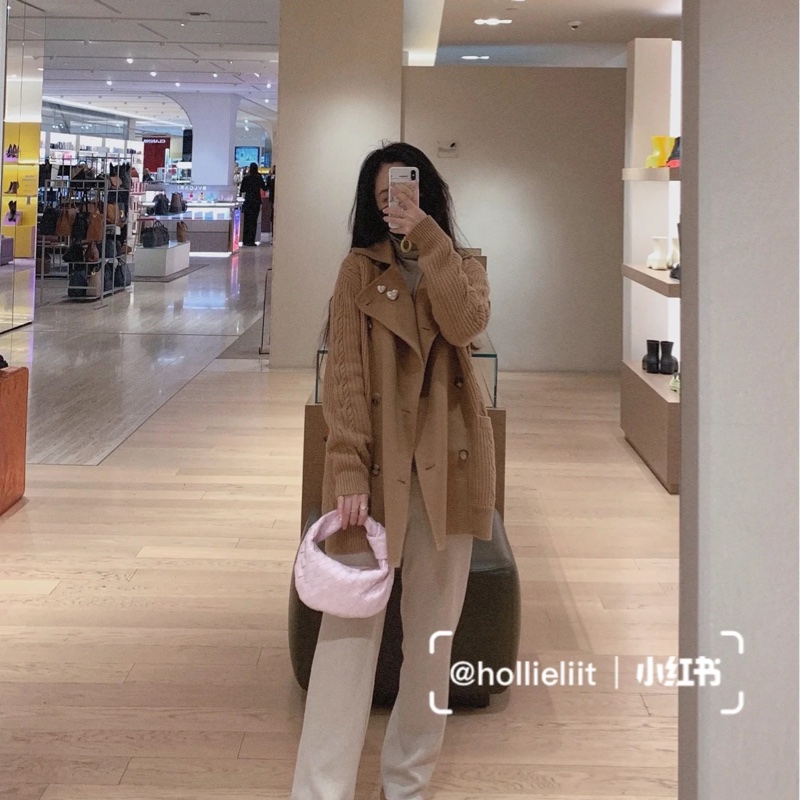 BOTTEGA VENETA  Mini Jodie 水洗粉-4