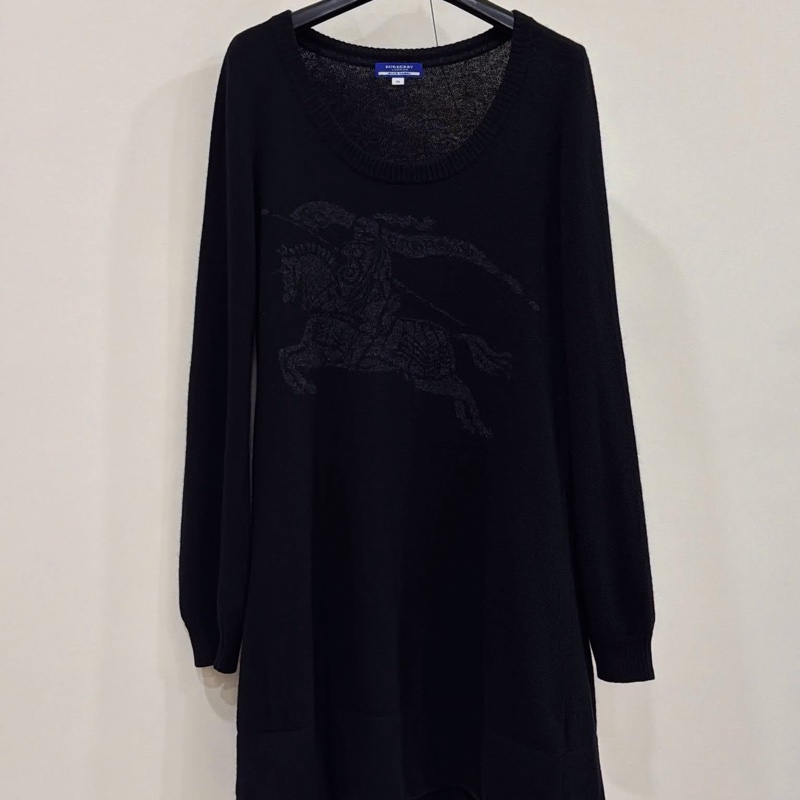 BURBERRY 藍標 大戰馬毛料洋裝-0