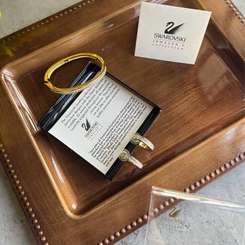 Swarovski首飾套裝 水晶耳釘耳環 鐲子 手鈪 施華洛