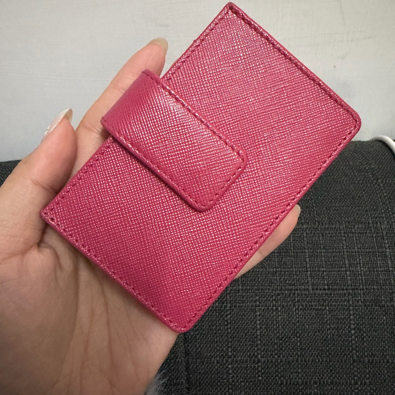 Prada 三角鐵牌風琴卡包-7