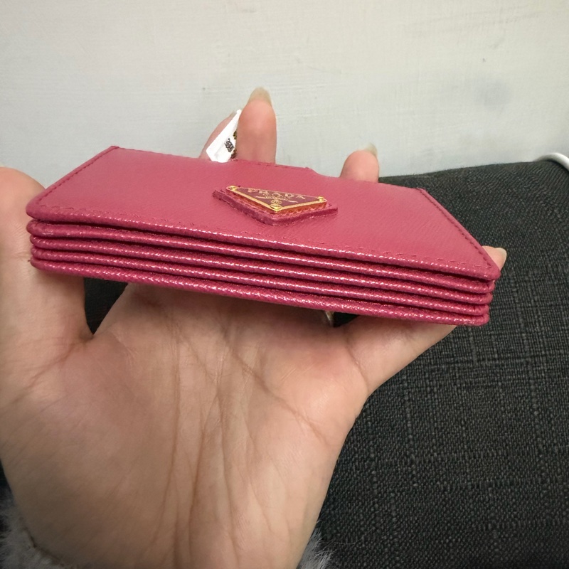 Prada 三角鐵牌風琴卡包-8