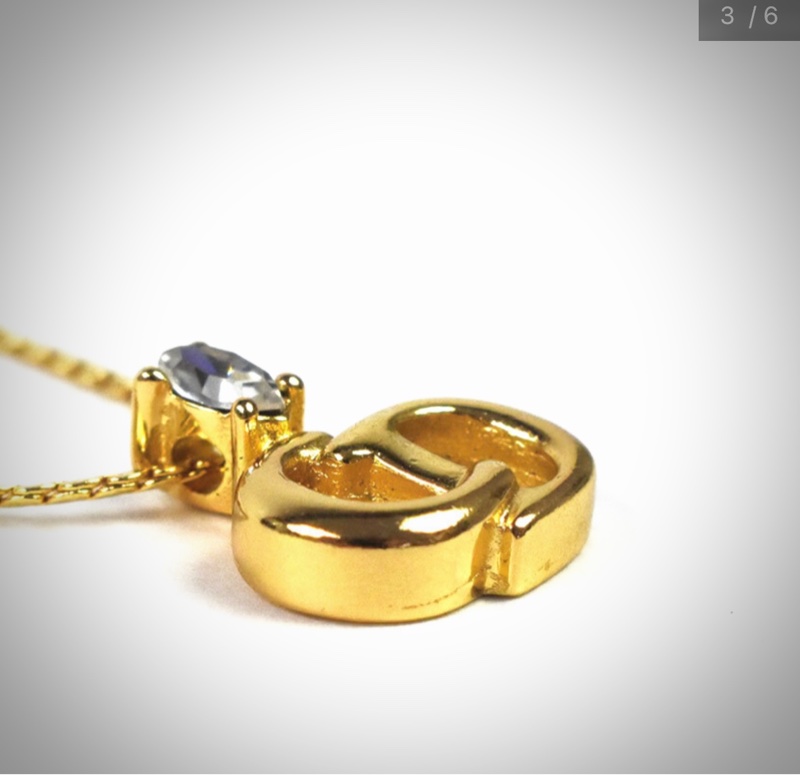 Christian Dior 水鑽經典CD項鍊 極美極新✨-4