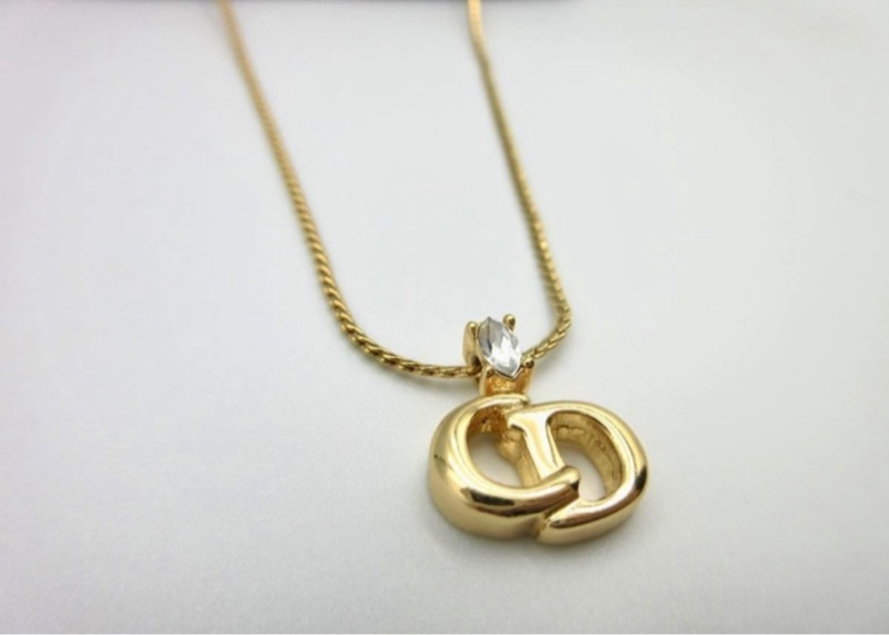 Christian Dior 水鑽經典CD項鍊 極美極新✨-7