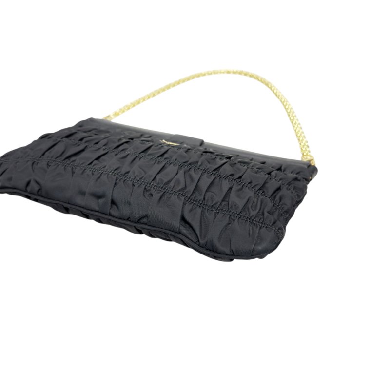 PRADA *自加鏈＞送無品牌鏈帶* 三角標 肩背包-9