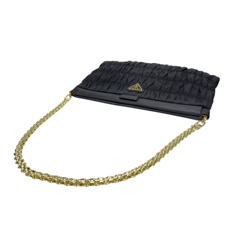 PRADA *自加鏈＞送無品牌鏈帶* 三角標 肩背包-12