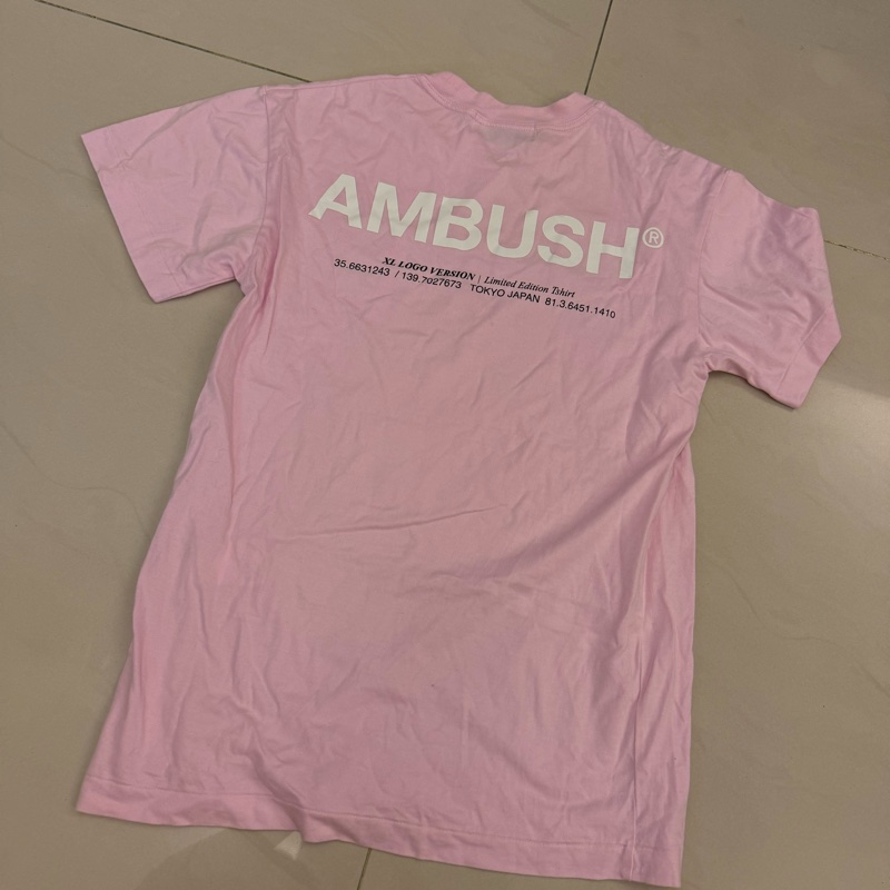 Ambush全新粉色短袖T-shirt-1