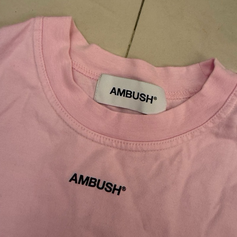 Ambush全新粉色短袖T-shirt-3