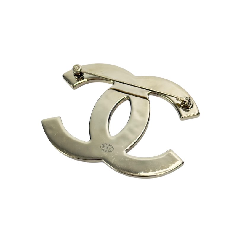 CHANEL CC 粗花呢 胸針-5