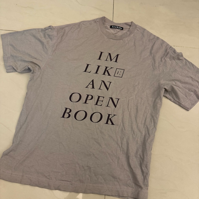 Acne studios咖啡色短袖T-shirt-0