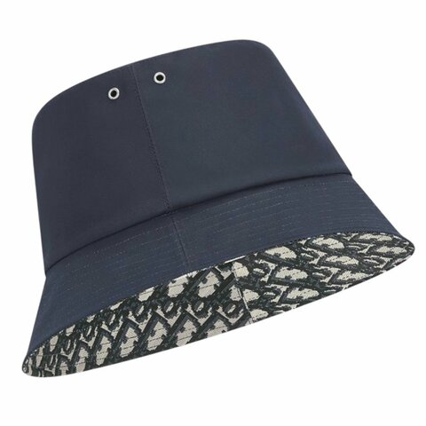 DIOR Teddy-D Oblique 老花 雙面 漁夫帽