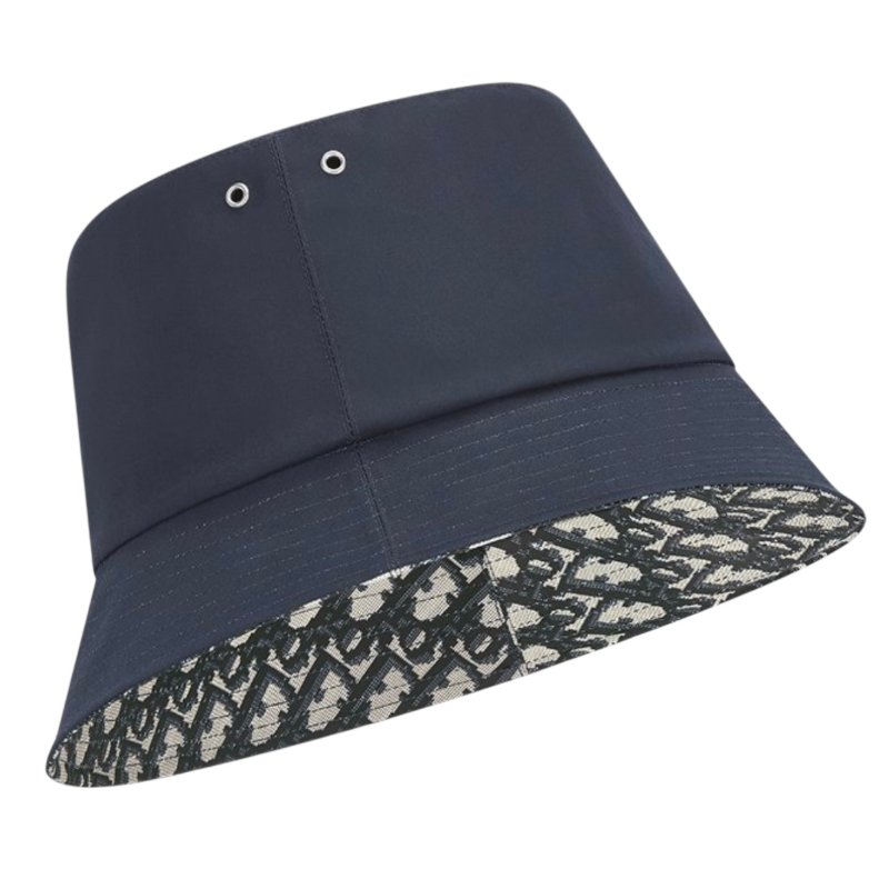 DIOR Teddy-D Oblique 老花 雙面 漁夫帽-0