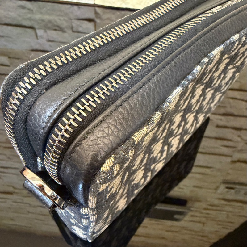 DIOR Oblique 雙層拉鏈老花相機包 斜背包-16