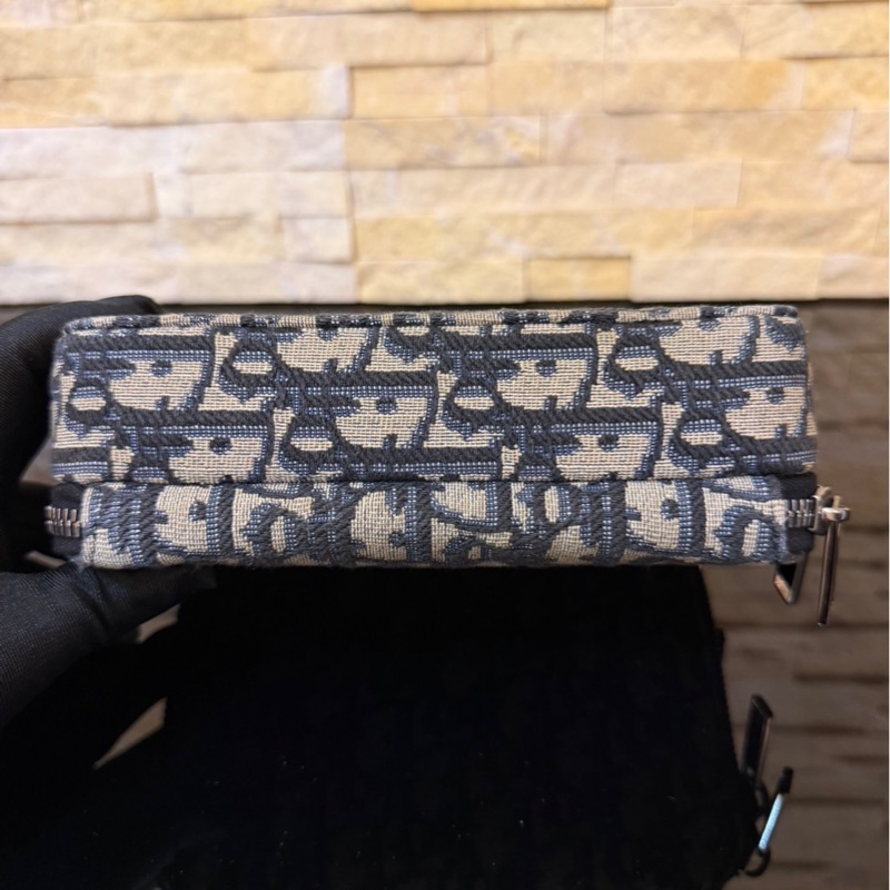 DIOR Oblique 雙層拉鏈老花相機包 斜背包-17