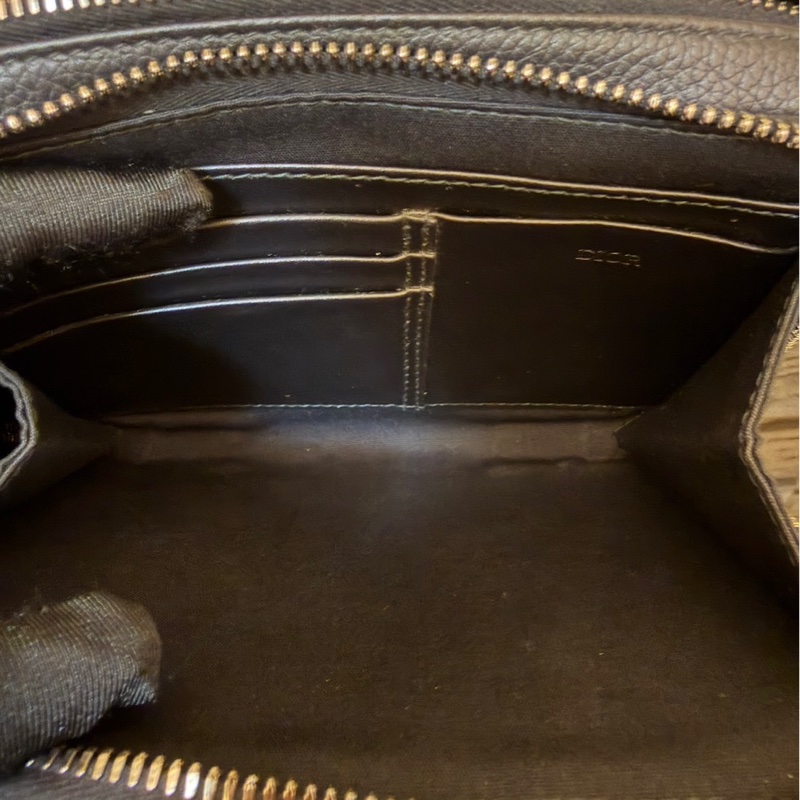 DIOR Oblique 雙層拉鏈老花相機包 斜背包-25