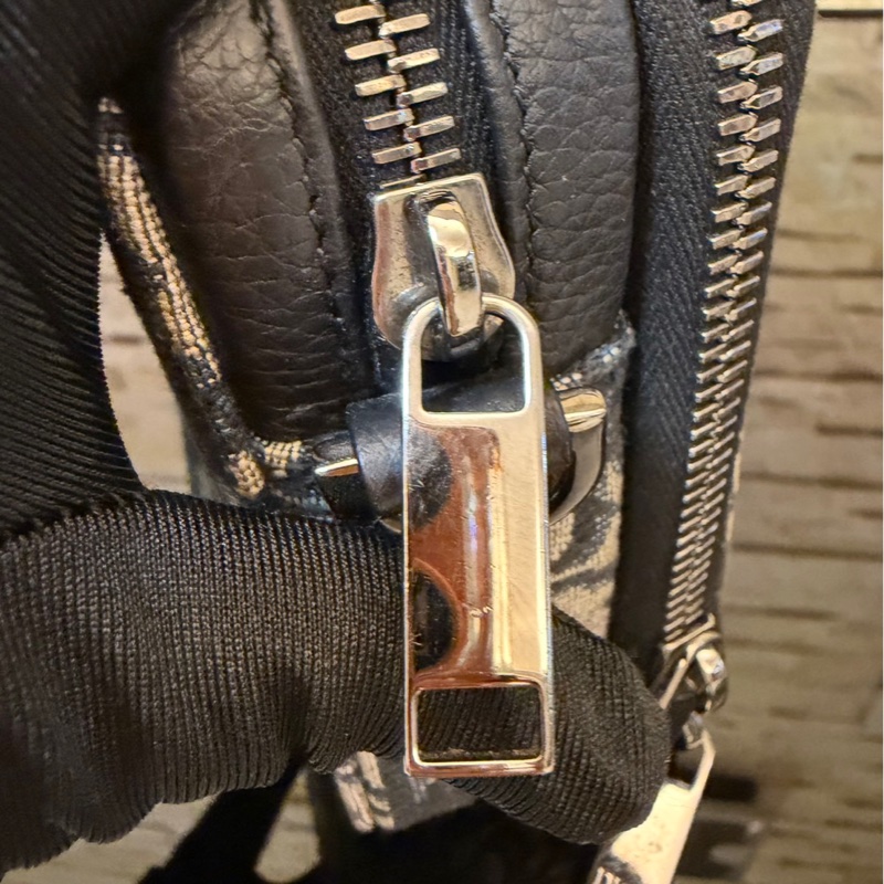 DIOR Oblique 雙層拉鏈老花相機包 斜背包-32