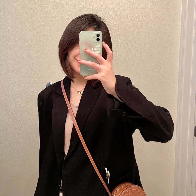 Celine圓餅包金棕色-5