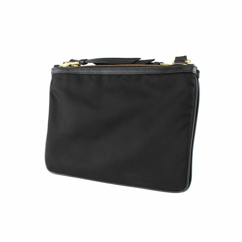 PRADA Pocono 雙拉鍊斜背包 1BH046 ZMY F0002-2