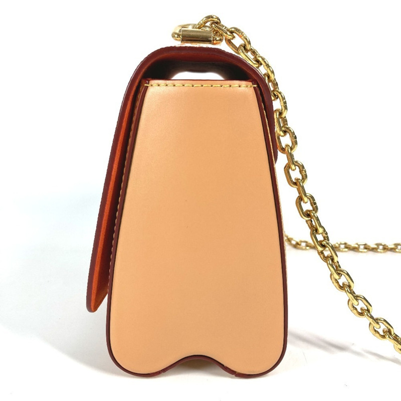 路易威登 M44460 Monogram Cat Sack Twist MM 鏈條雙肩包，帆布材質，女士款，白色-3