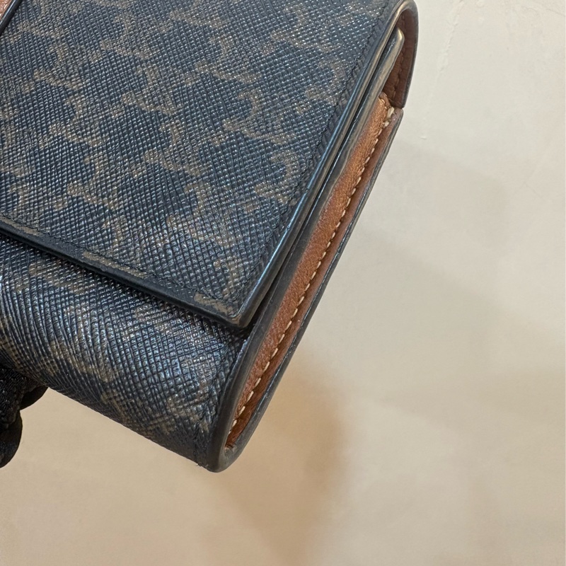 Celine 經典老花logo 扣式長夾-3