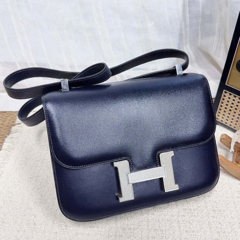 Hermes • Constance 24 深海藍 Box皮 菠蘿釦-2