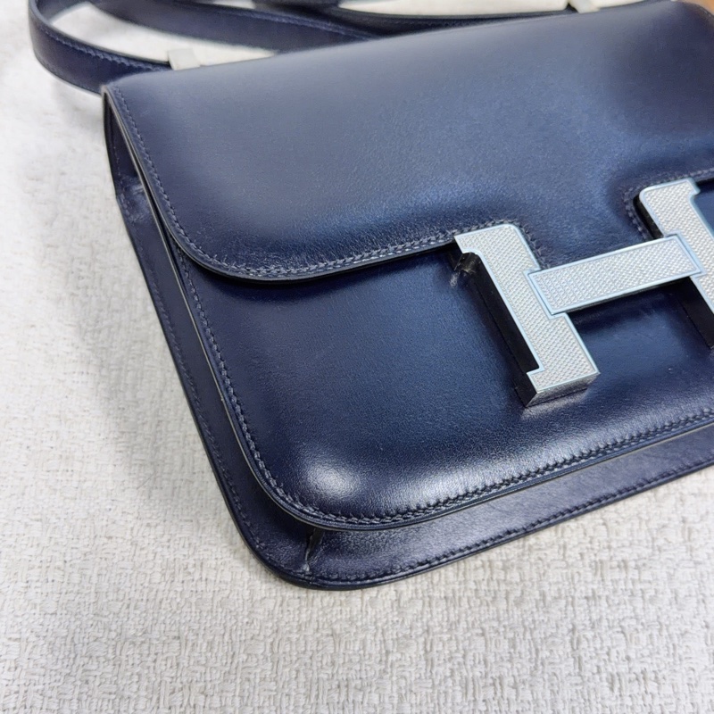 Hermes • Constance 24 深海藍 Box皮 菠蘿釦-9