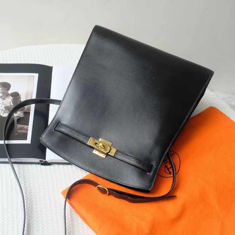 Hermes • Kelly Sport Gm 黑金 Box皮-1