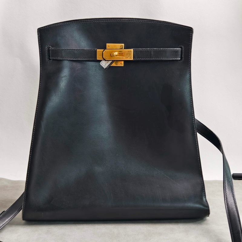 Hermes • Kelly Sport Gm 黑金 Box皮-3