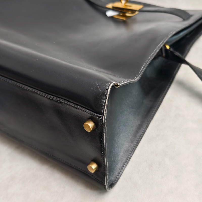 Hermes • Kelly Sport Gm 黑金 Box皮-9