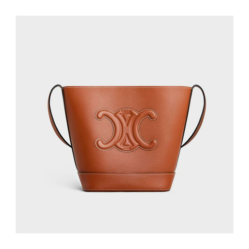 CELINE Quir Triomphe 小號水桶包 113783DU3-4