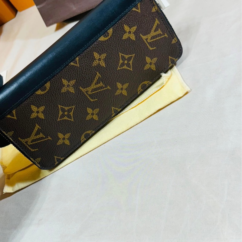 ‼️全台最甜 LV 路易威登 老花 拼皮革拉鏈11卡長夾-9