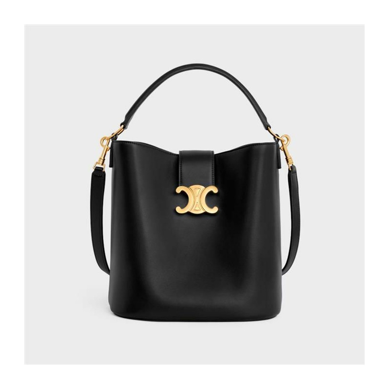 CELINE 中型 Louise 水桶包 黑色 116613FX9-0