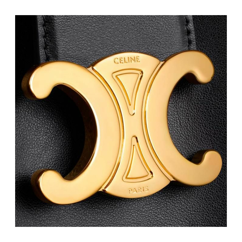 CELINE 中型 Louise 水桶包 黑色 116613FX9-4