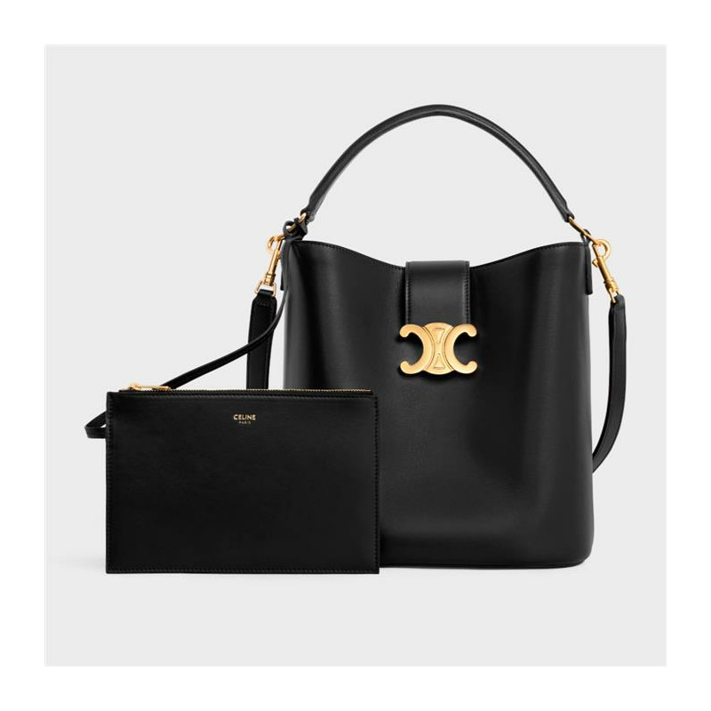 CELINE 中型 Louise 水桶包 黑色 116613FX9-11