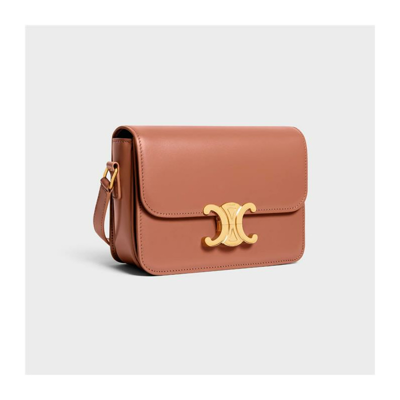 CELINE 肩包 Tiny Triomphe 包 青銅色 188423BF4-6