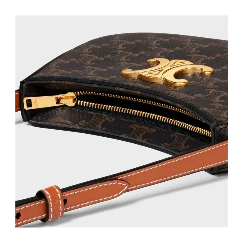 CELINE 中號 Tilly 包 Triomphe 帆布 115702CUZ-3