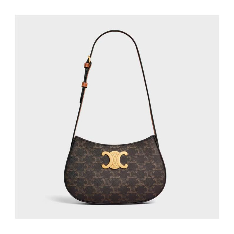 CELINE 中號 Tilly 包 Triomphe 帆布 115702CUZ-6