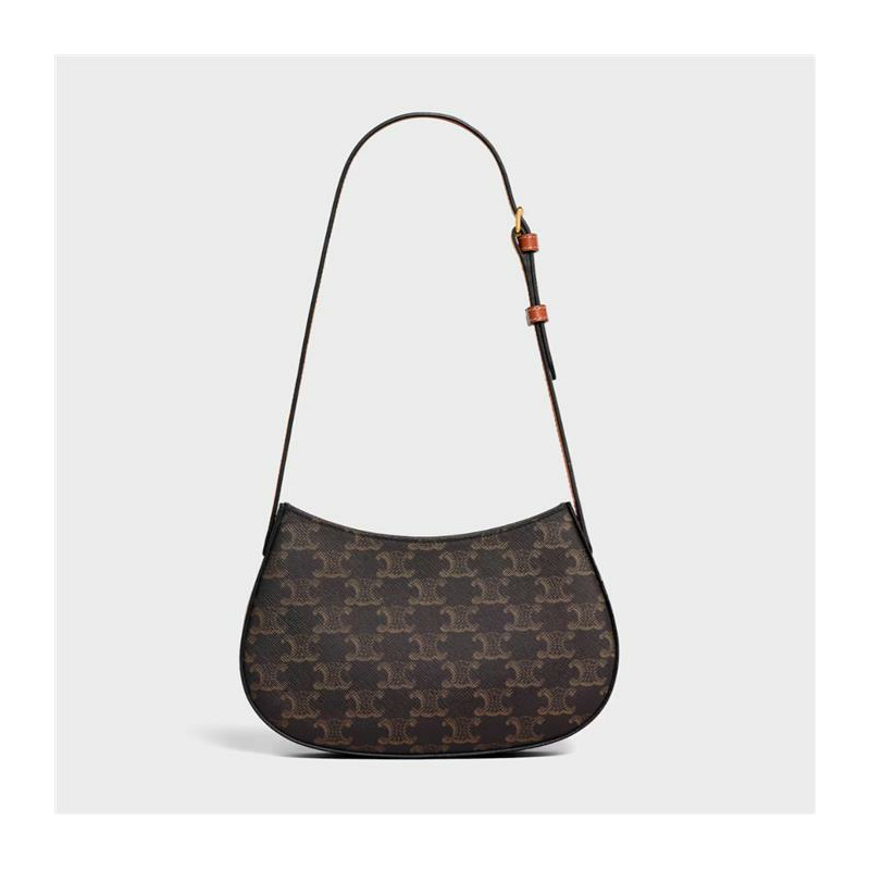 CELINE 中號 Tilly 包 Triomphe 帆布 115702CUZ-8