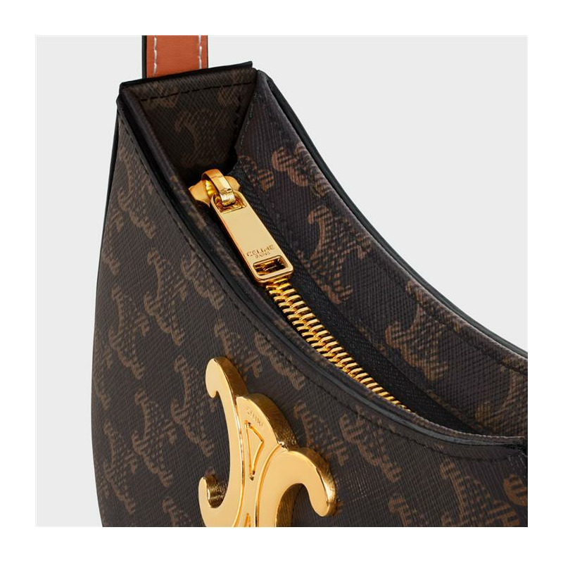 CELINE 中號 Tilly 包 Triomphe 帆布 115702CUZ-10