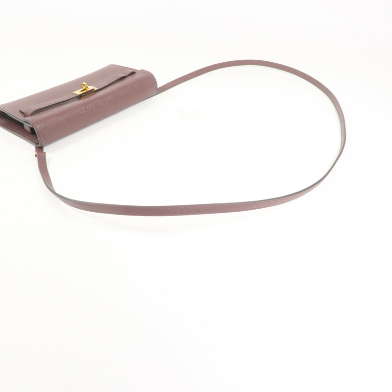 HERMES Epsom皮革Kelly To Go金扣肩背袋Rouge Sellier-7