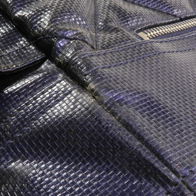 CHANEL 塗層帆布Paris Biarritz Tote Bag銀扣手挽袋-24