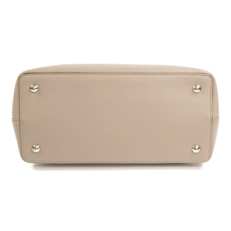 FENDI 牛皮皮革2 Jours Bag Small銀扣手挽肩背兩用袋-3