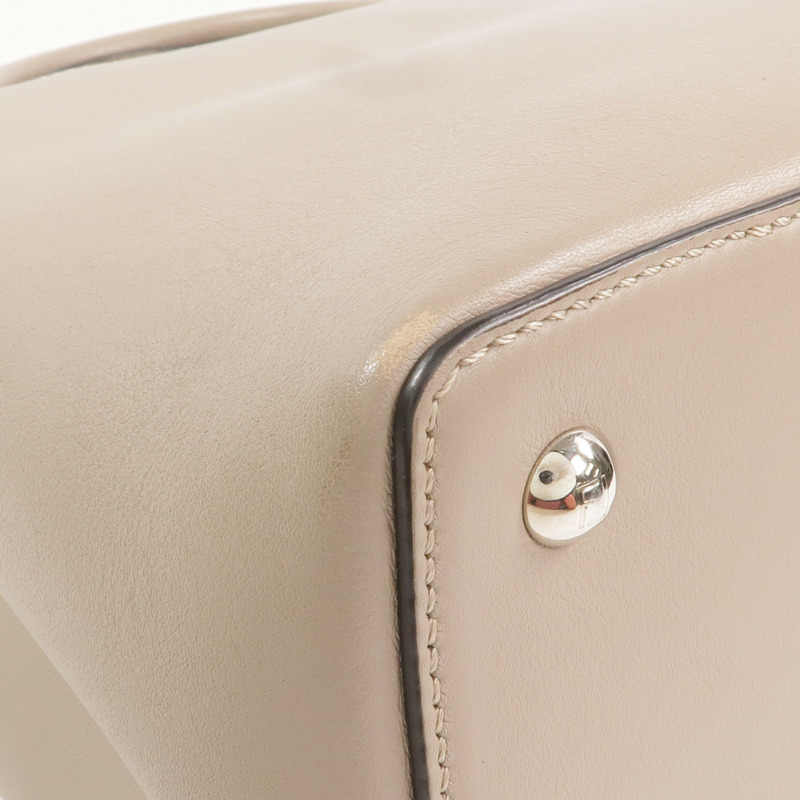 FENDI 牛皮皮革2 Jours Bag Small銀扣手挽肩背兩用袋-13
