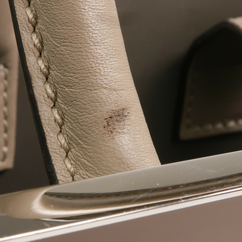 FENDI 牛皮皮革2 Jours Bag Small銀扣手挽肩背兩用袋-17